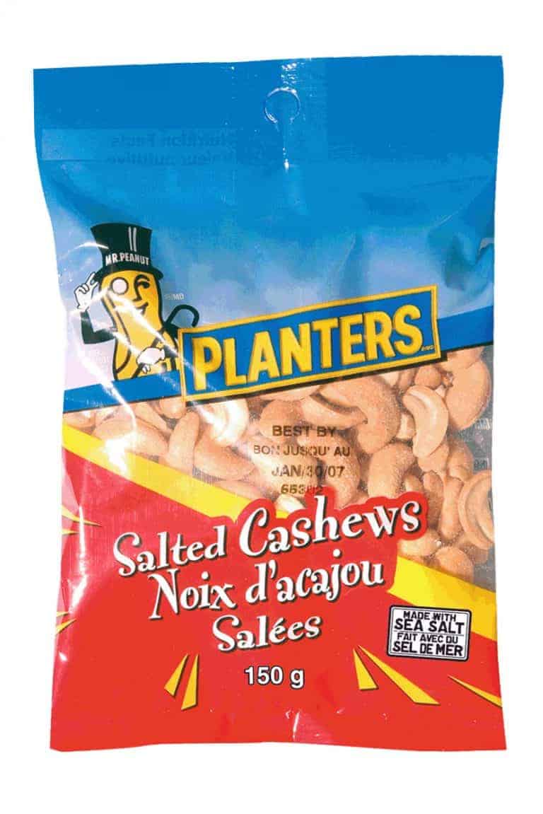 Salted Cashews Planters Canada