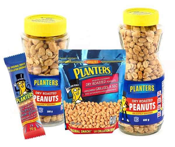 Dry Roasted Peanuts Delicately Seasoned Planters Canada