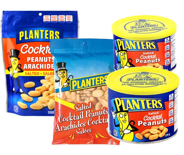 Cocktail Peanuts Salted Planters Canada
